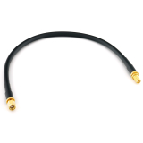 RP-SMA Male to RP-SMA Female 30cm Coaxial Cable — HF240 (LMR240 equivalent)