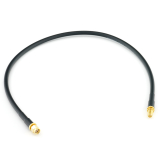 RP-SMA Male to RP-SMA Female 50cm Coaxial Cable — HF240 (LMR240 equivalent)
