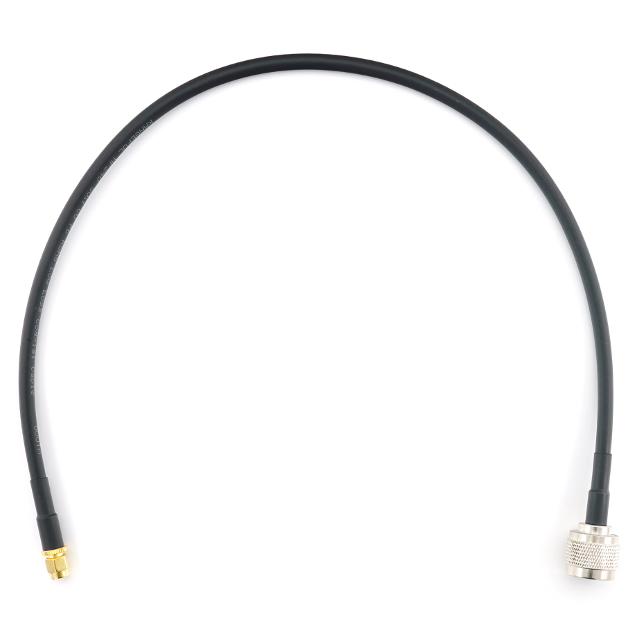 RP-SMA Male to N Male 50cm Coaxial Cable — HF240 (LMR240 equivalent)