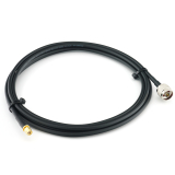 RP-SMA Male to N Male 2m Coaxial Cable — HF240 (LMR240 equivalent)