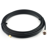 RP-SMA Male to N Male 15m Coaxial Cable — HF240 (LMR240 equivalent)