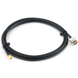 RP-SMA Male to N Male Hex 1m Coaxial Cable — HF240 (LMR240 equivalent)