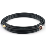 RP-SMA Male to N Male Hex 5m Coaxial Cable — HF240 (LMR240 equivalent)