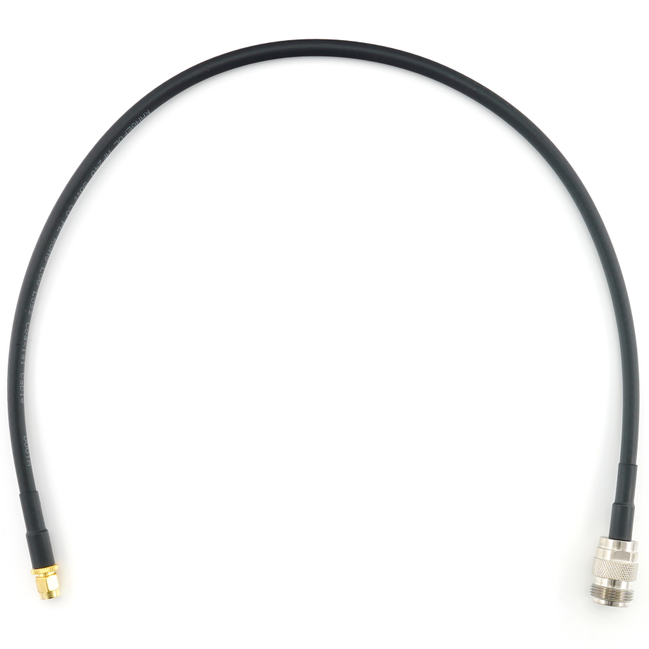 RP-SMA Male to N Female 50cm Coaxial Cable — HF240 (LMR240 equivalent)