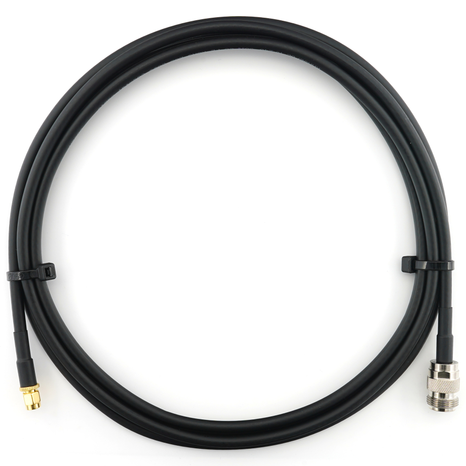 RP-SMA Male to N Female 2m Coaxial Cable — HF240 (LMR240 equivalent)