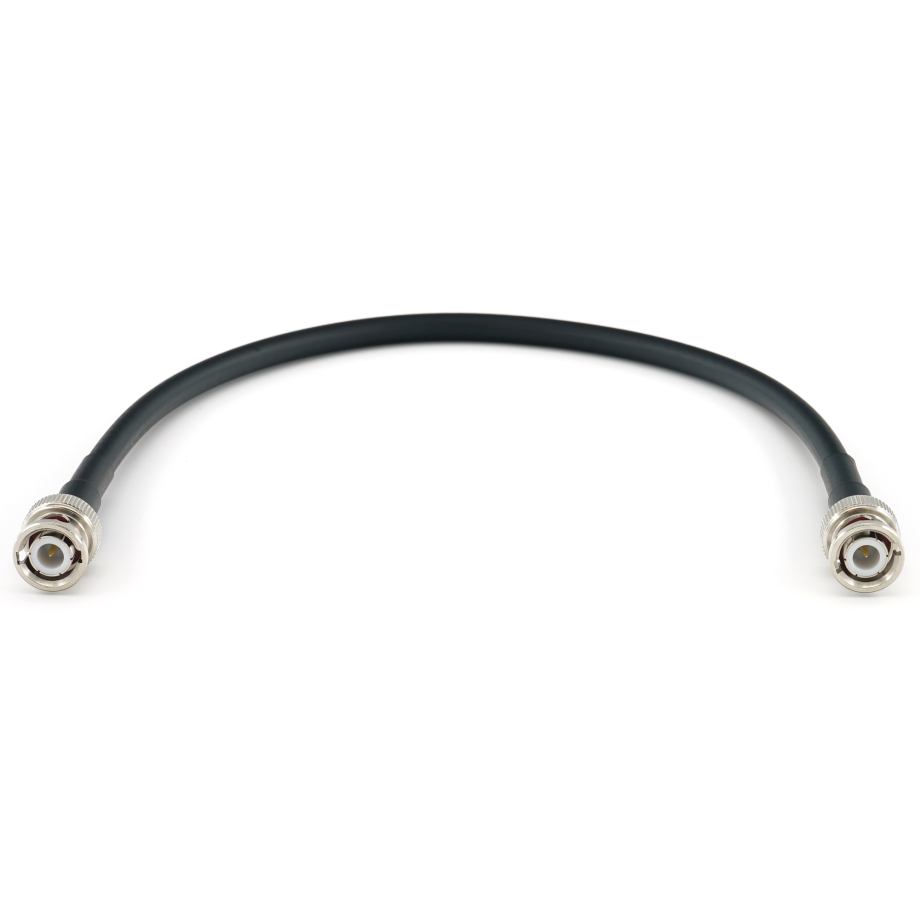 BNC Male to BNC Male 30cm Coaxial Cable — HF240 (LMR240 equivalent)