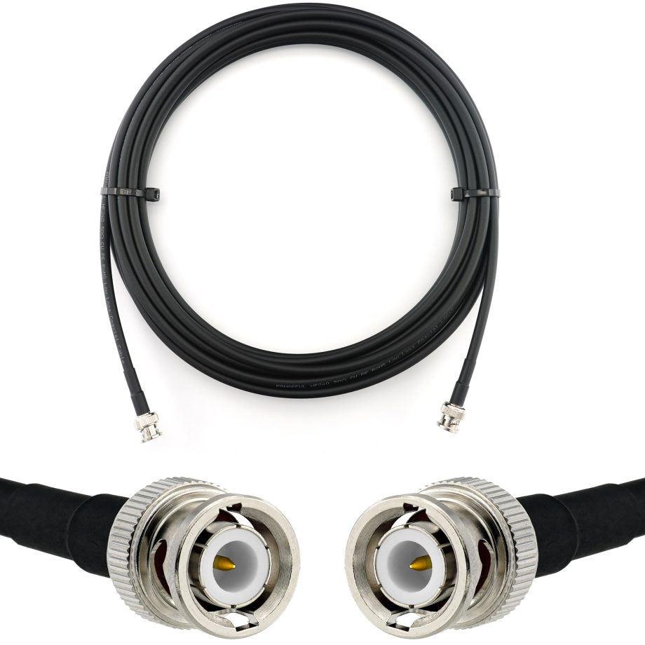 BNC Male to BNC Male 5m Coaxial Cable — HF240 (LMR240 equivalent)