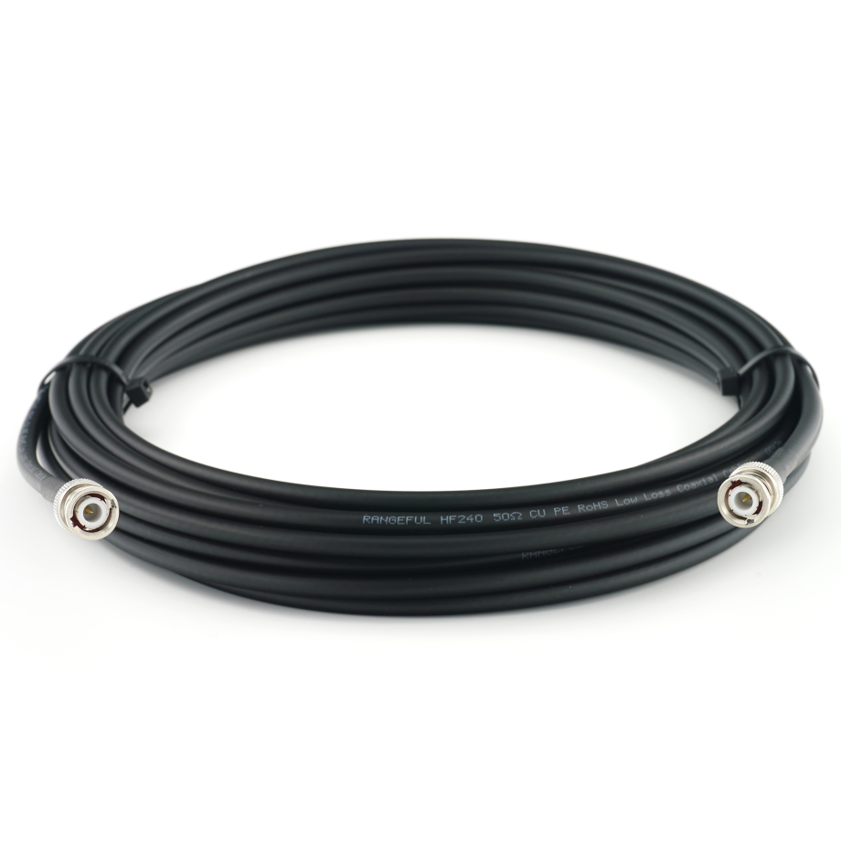 BNC Male to BNC Male 5m Coaxial Cable — HF240 (LMR240 equivalent)