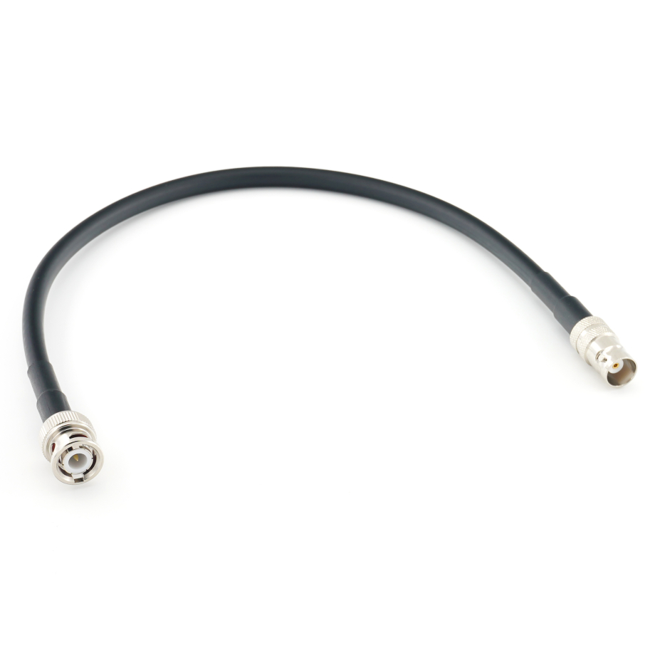 BNC Male to BNC Female 30cm Coaxial Cable — HF240 (LMR240 equivalent)