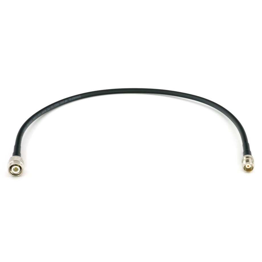 BNC Male to BNC Female 50cm Coaxial Cable — HF240 (LMR240 equivalent)