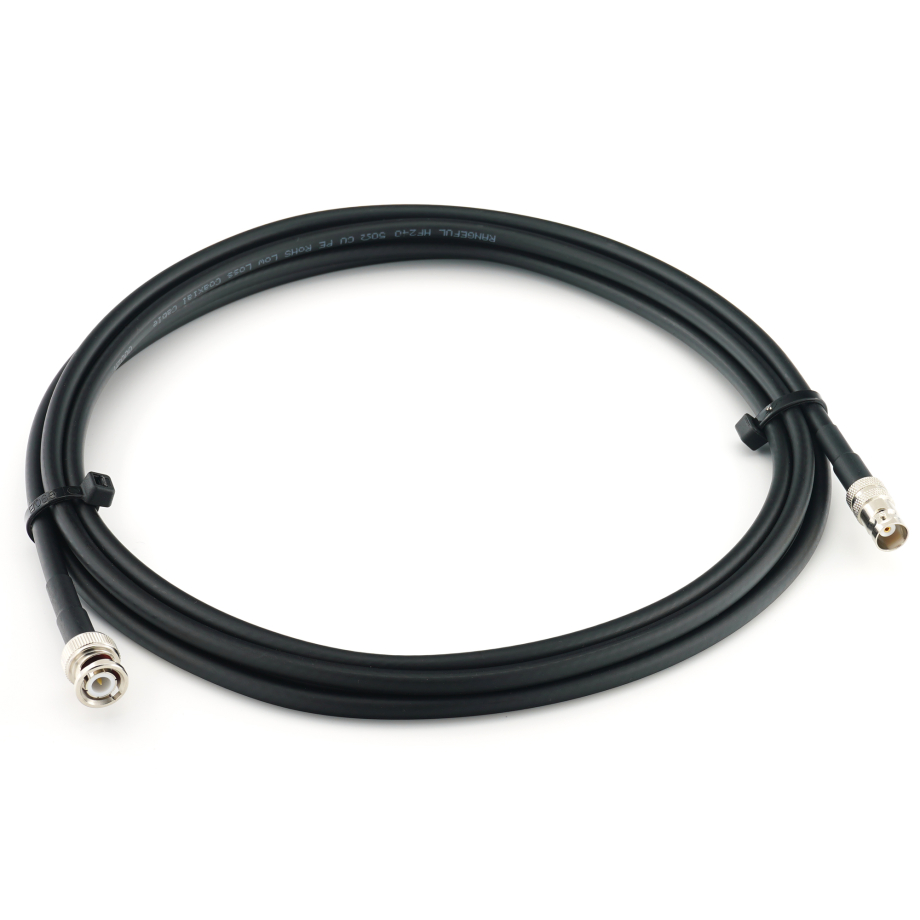 BNC Male to BNC Female 2m Coaxial Cable — HF240 (LMR240 equivalent)