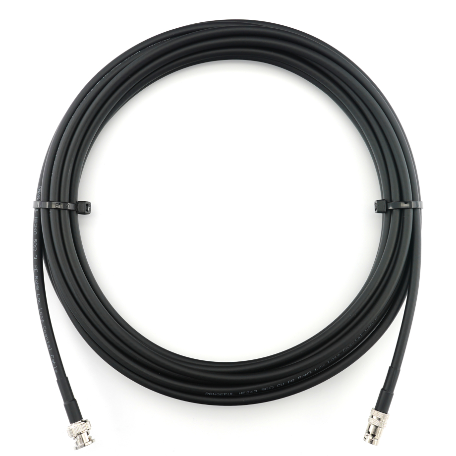 BNC Male to BNC Female 15m Coaxial Cable — HF240 (LMR240 equivalent)