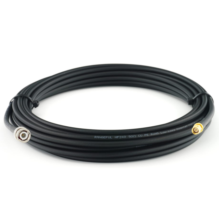 BNC Male to SMA Male 5m Coaxial Cable — HF240 (LMR240 equivalent)