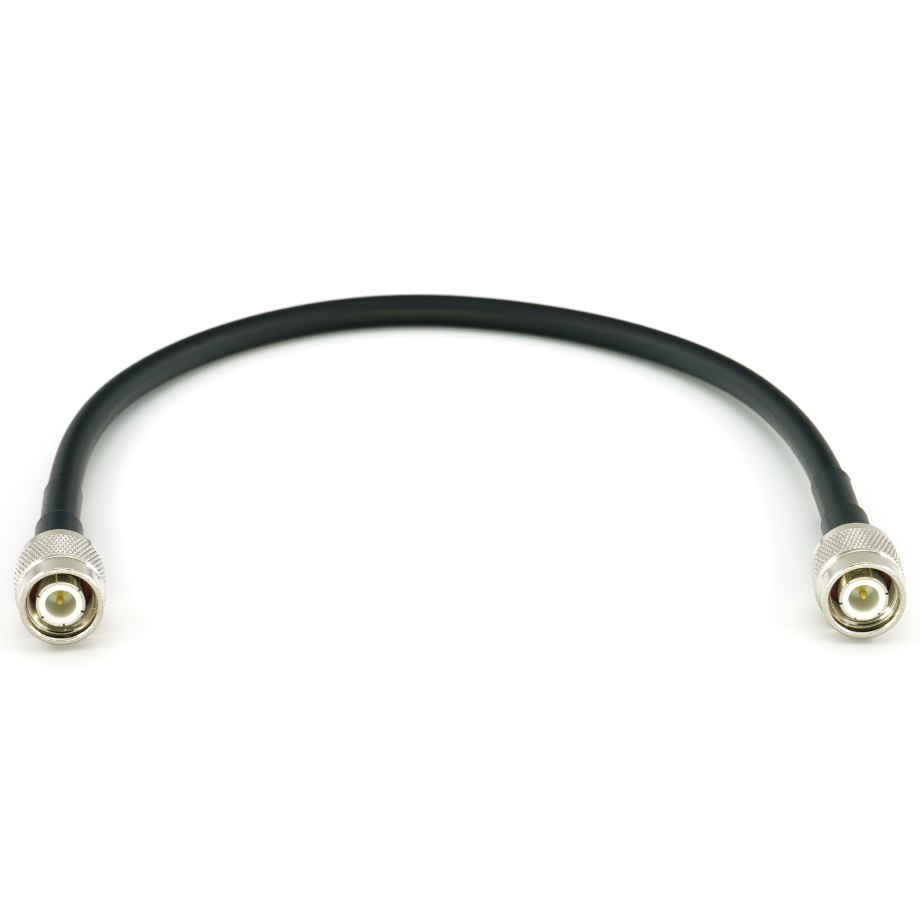 TNC Male to TNC Male 30cm Coaxial Cable — HF240 (LMR240 equivalent)