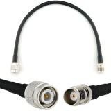 TNC Male to TNC Female 30cm Coaxial Cable — HF240 (LMR240 equivalent)