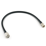 TNC Male to TNC Female 30cm Coaxial Cable — HF240 (LMR240 equivalent)