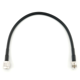 TNC Male to TNC Female 30cm Coaxial Cable — HF240 (LMR240 equivalent)
