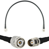TNC Male to TNC Female 50cm Coaxial Cable — HF240 (LMR240 equivalent)