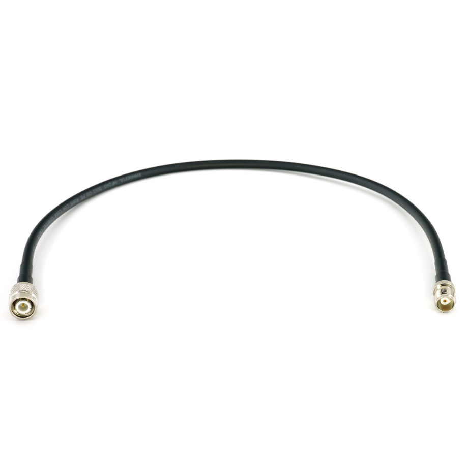 TNC Male to TNC Female 50cm Coaxial Cable — HF240 (LMR240 equivalent)