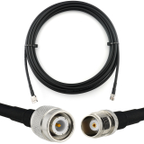 TNC Male to TNC Female 10m Coaxial Cable — HF240 (LMR240 equivalent)