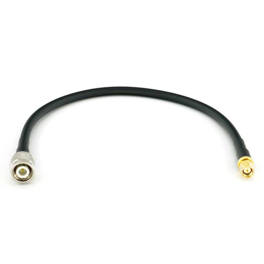 TNC Male to SMA Male 30cm Coaxial Cable — HF240 (LMR240 equivalent)
