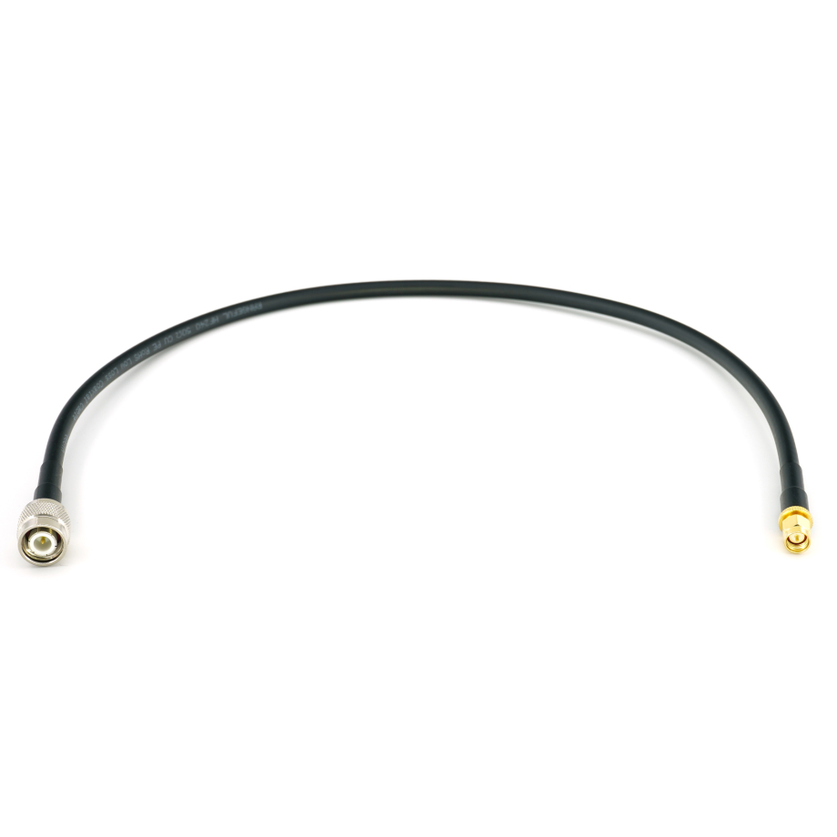 TNC Male to SMA Male 50cm Coaxial Cable — HF240 (LMR240 equivalent)