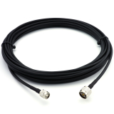 N Male to RP-TNC Male 15m Coaxial Cable — HF240 (LMR240 equivalent)