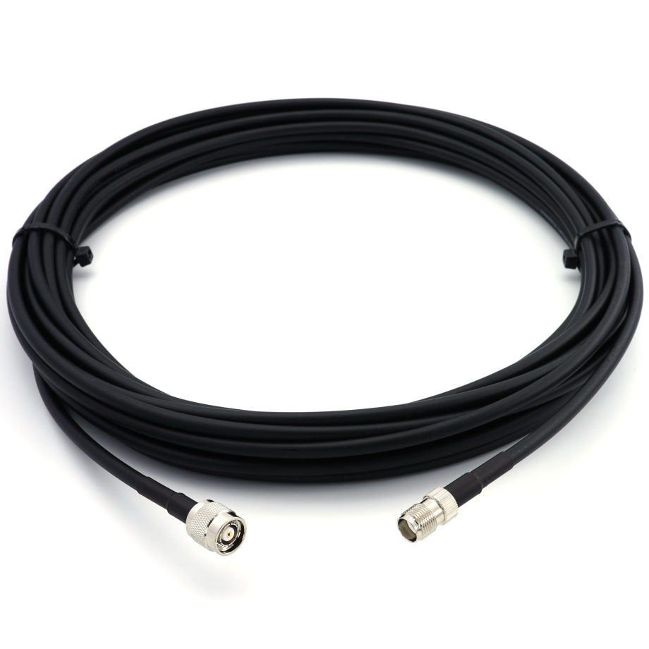 RP-TNC Male to RP-TNC Female 50cm Coaxial Cable — HF240 (LMR240 equivalent)