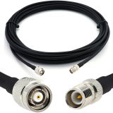 RP-TNC Male to RP-TNC Female 50cm Coaxial Cable — HF240 (LMR240 equivalent)