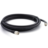 RP-TNC Male to RP-TNC Female 1m Flexible Coaxial Cable — LMR400 UF UltraFlex equivalent