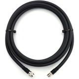RP-TNC Male to RP-TNC Female 1m Flexible Coaxial Cable — LMR400 UF UltraFlex equivalent