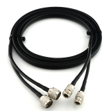 N Male to N Female 5m Twin Coaxial Cable — HF240 (LMR240 equivalent)