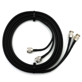 N Male to N Female 5m Twin Coaxial Cable — HF240 (LMR240 equivalent)