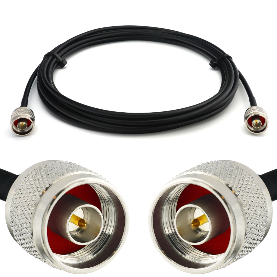 N Male to N Male 30cm RG58/U Coaxial Cable