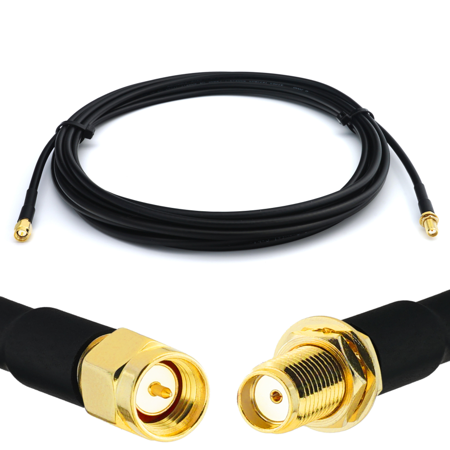 SMA Male to SMA Female 15m RG58/U Coaxial Cable