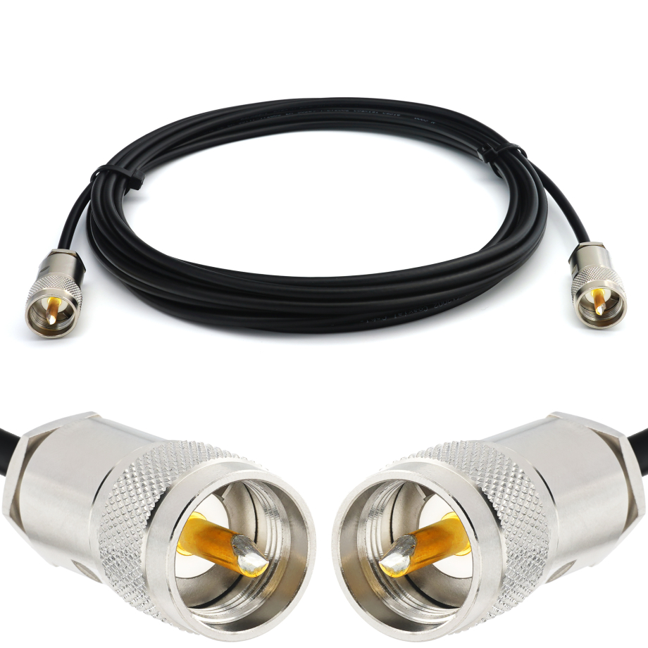 PL259 to PL259 12m UHF RG58/U Coaxial Cable