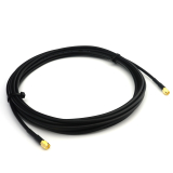 RP-SMA Male to RP-SMA Male 5m RG58/U Coaxial Cable