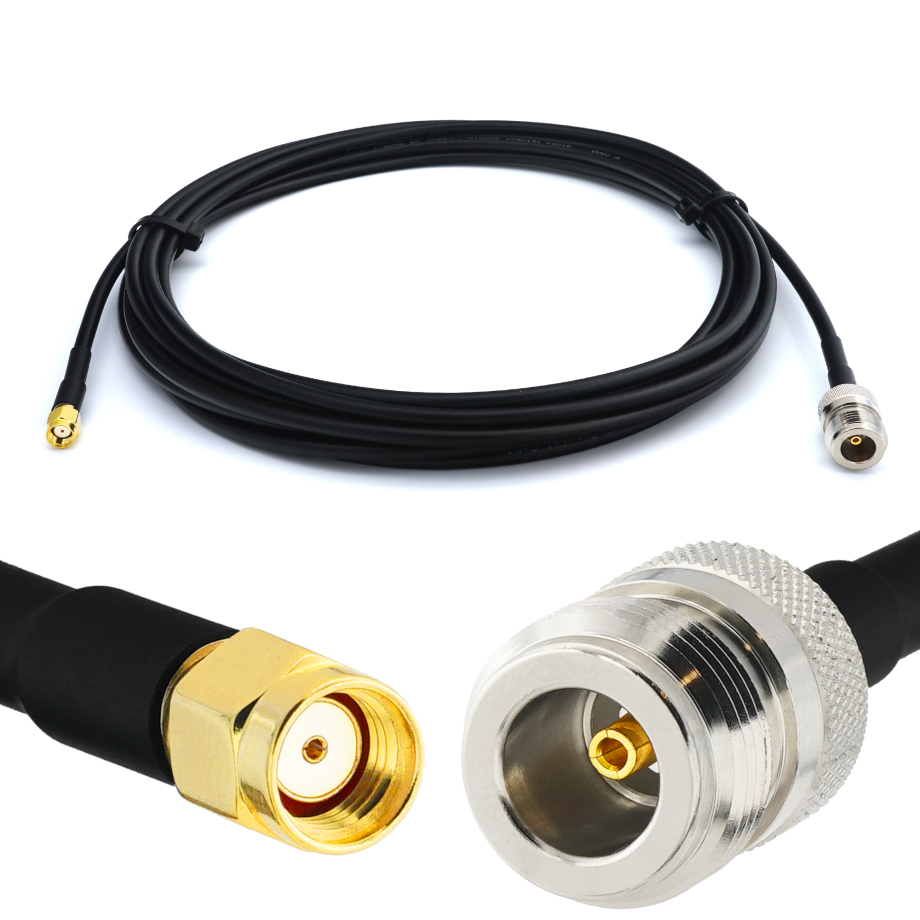 RP-SMA Male to N Female 30cm RG58/U Coaxial Cable