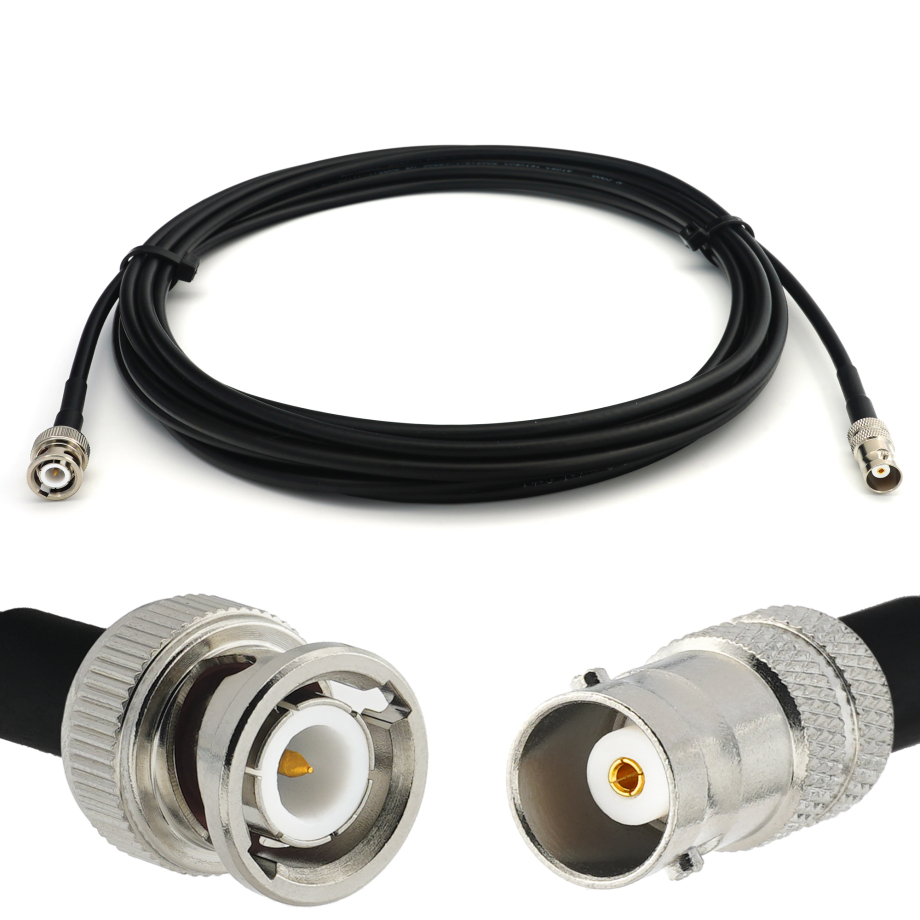 BNC Male to BNC Female 3m RG58/U Coaxial Cable