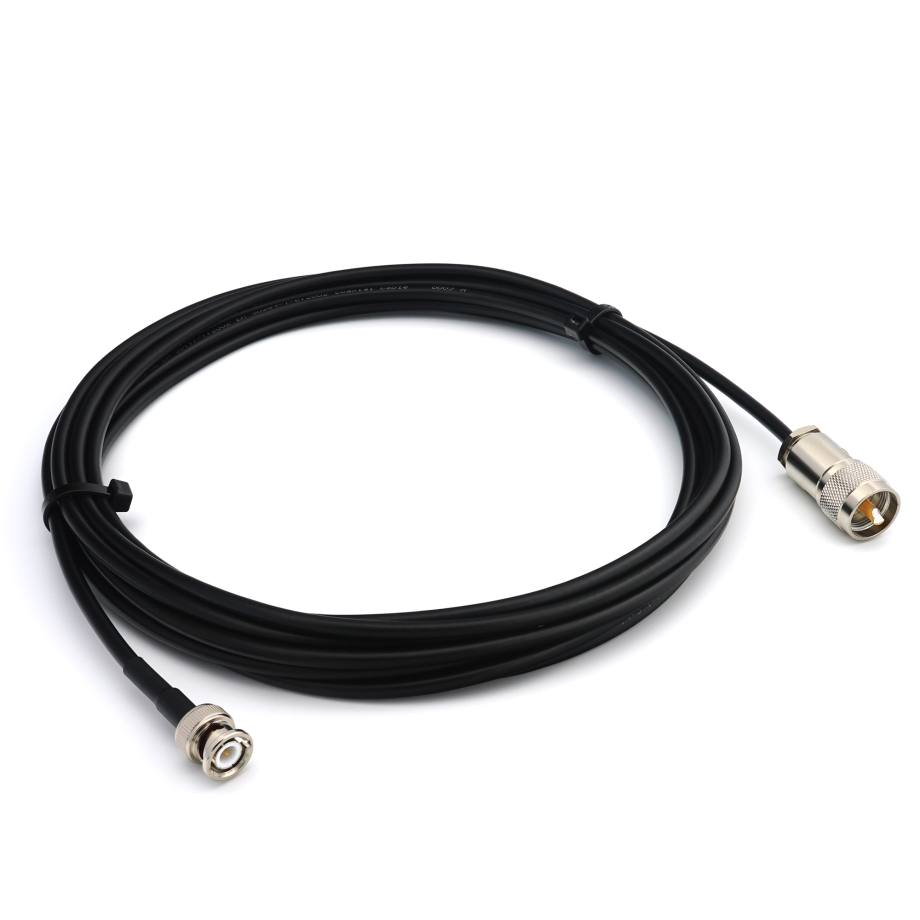 BNC Male to PL259 1m UHF RG58/U Coaxial Cable