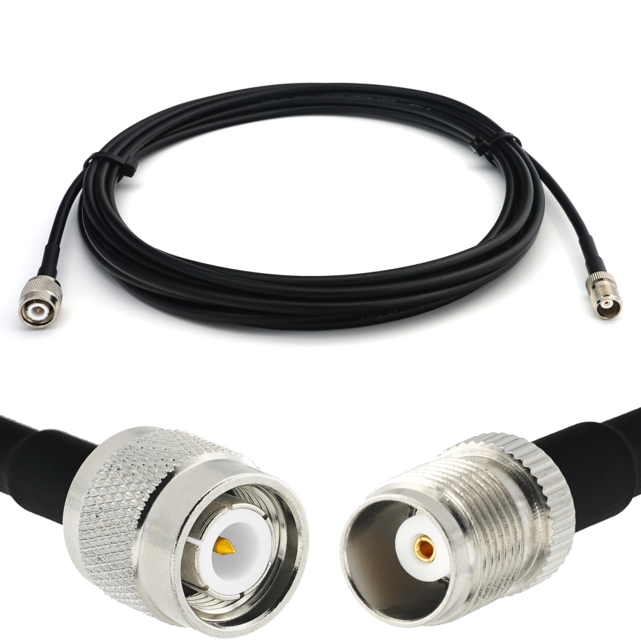 TNC Male to TNC Female 1m RG58/U Coaxial Cable