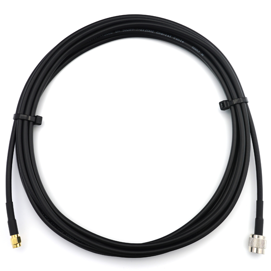TNC Male to SMA Male 5m RG58/U Coaxial Cable