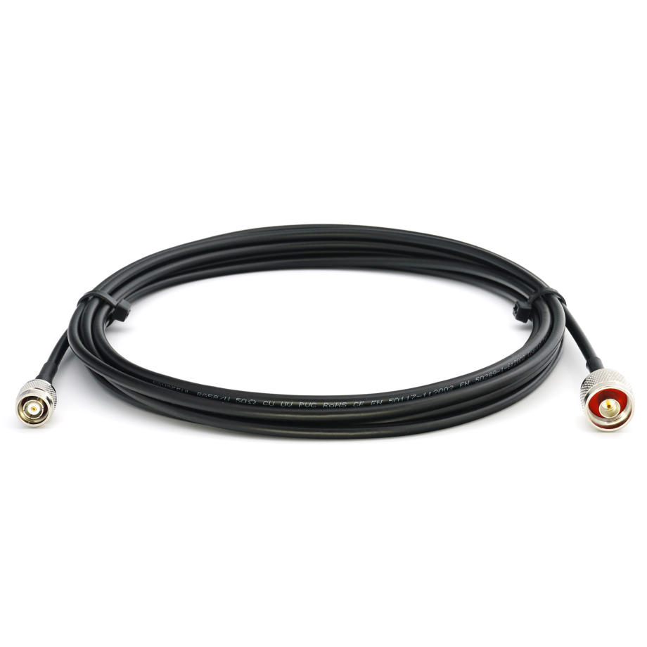 RP-TNC Male to N Male 10m RG58/U Coaxial Cable