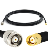 RP-TNC Male to SMA Male 15m RG58/U Coaxial Cable