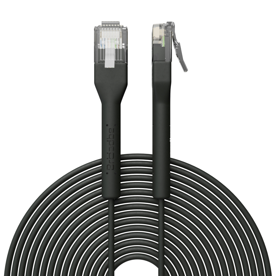 Broadbe Slim Patch Cable 5G Black 5m