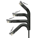 Broadbe Slim Patch Cable 5G Black 5m