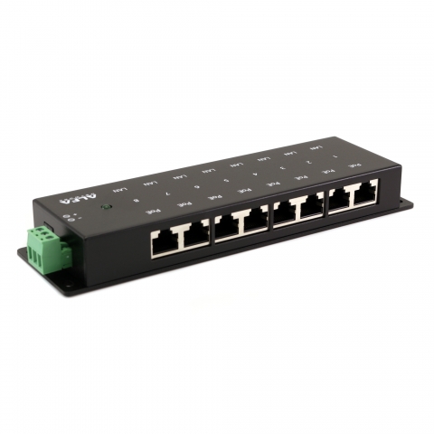 Alfa 8-Port Passive PoE Injector Gigabit