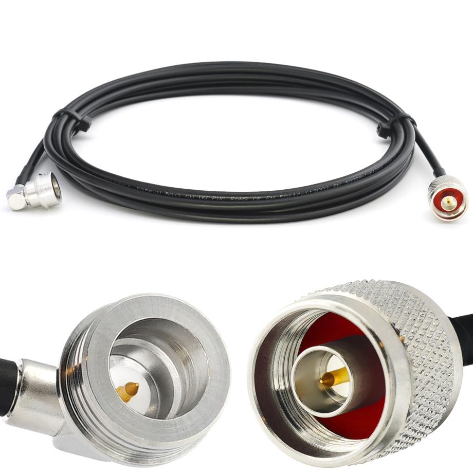QN Male to N Male 12m RG58/U Coaxial Cable