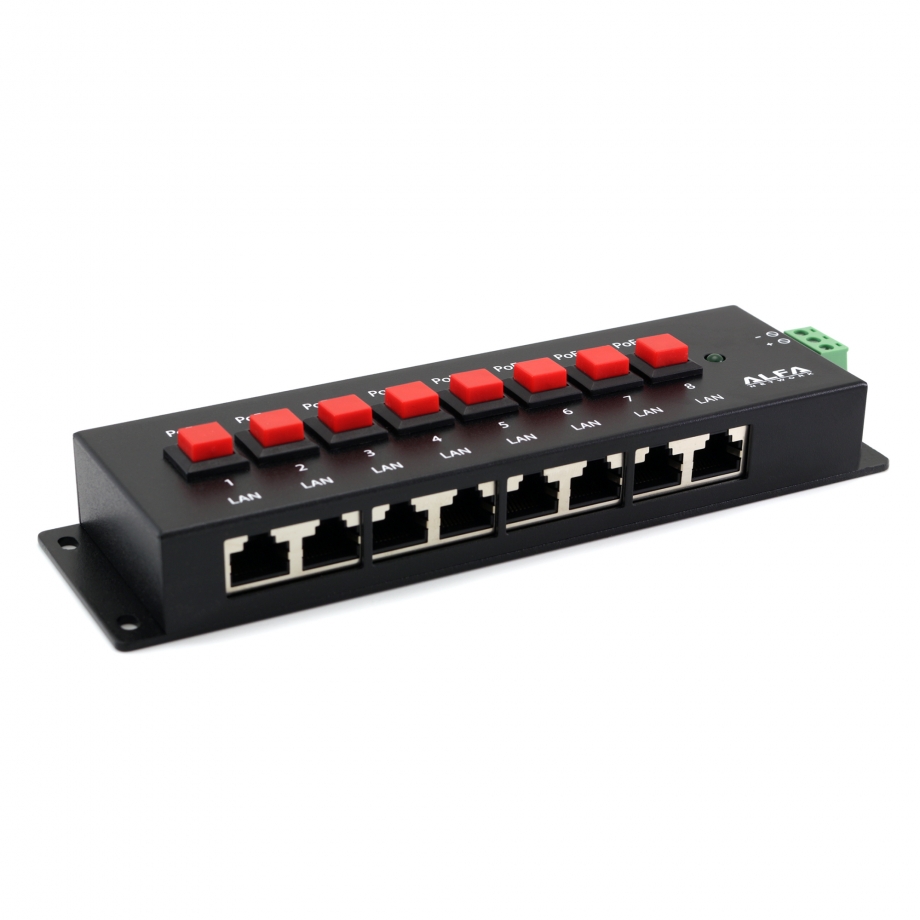 Alfa 8-Port Passive PoE Injector