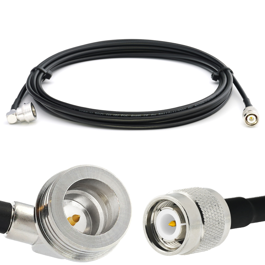 QN Male to TNC Male 12m RG58/U Coaxial Cable